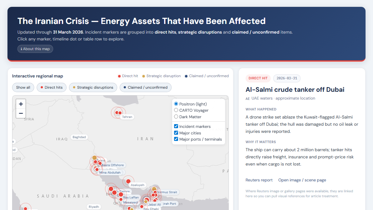 The Iranian Crisis: Energy Assets Affected