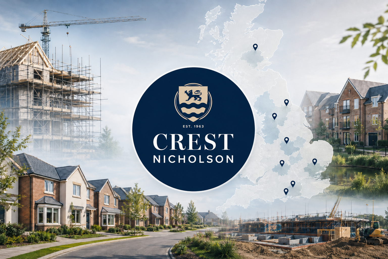 Crest Nicholson — UK development map