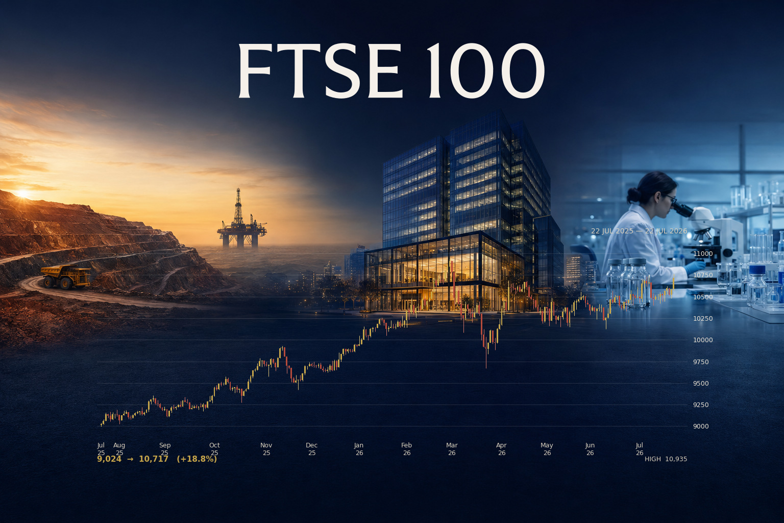 The FTSE 100 After the Re-Rating: What 10,500 Buys You — and What It Doesn't